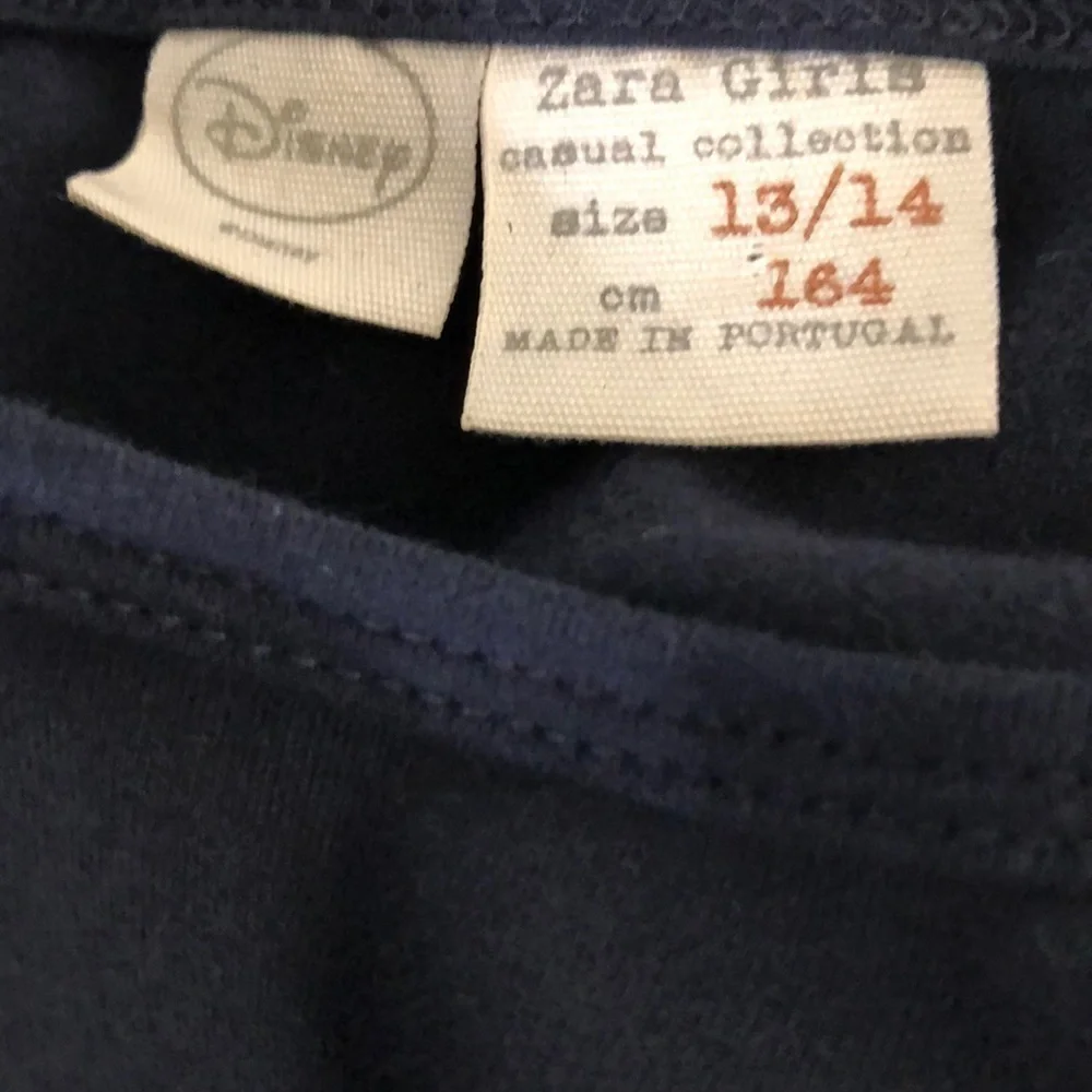 Zara Disney Kids Minnie Mouse tee shirt